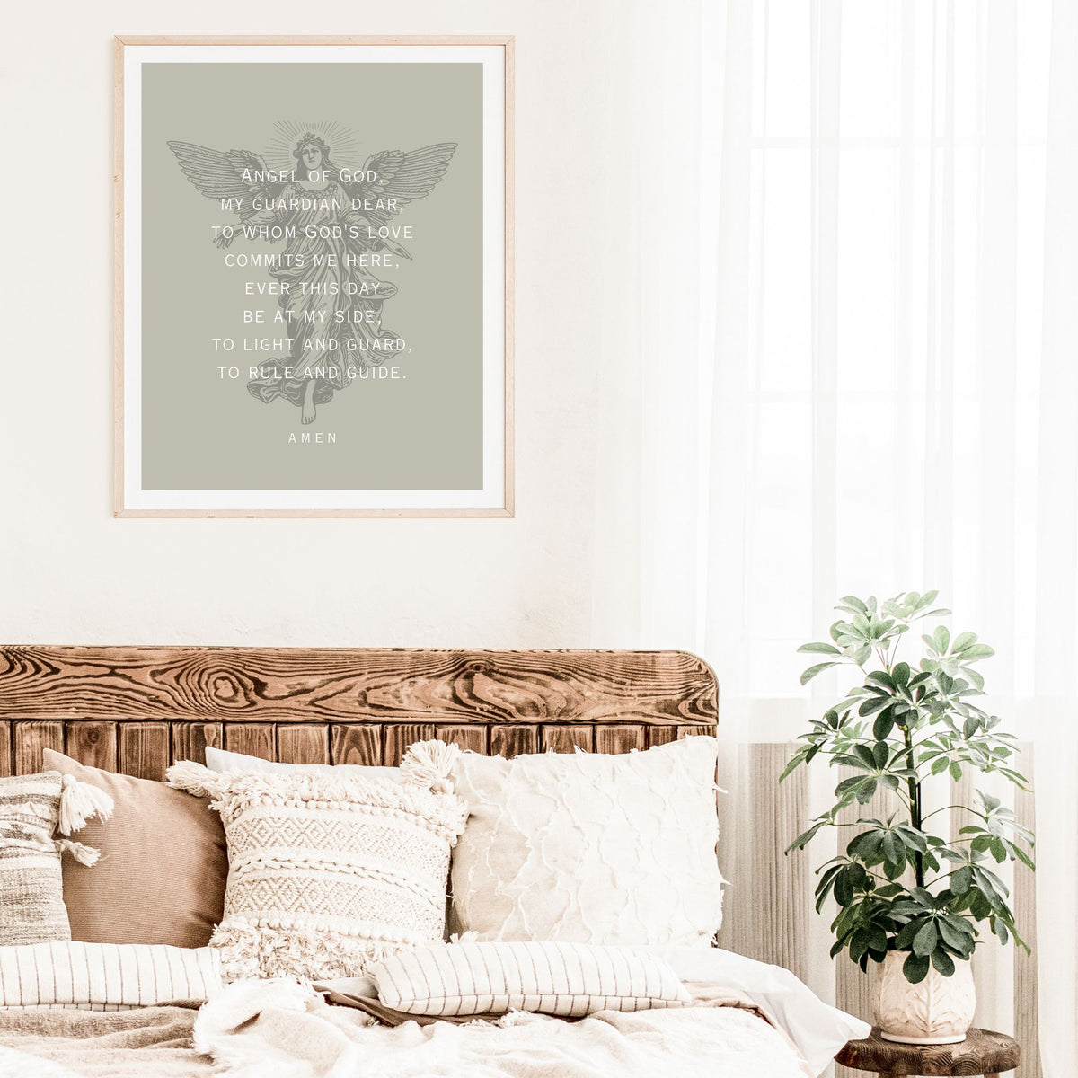 Angel of God:  Guardian Angel Prayer - Printable Wall Art