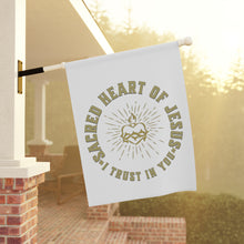 Load image into Gallery viewer, Sacred Heart of Jesus, I Trust in: You Garden Flag
