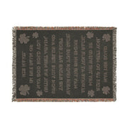 Irish Blessing Woven Blanket | Tapestry