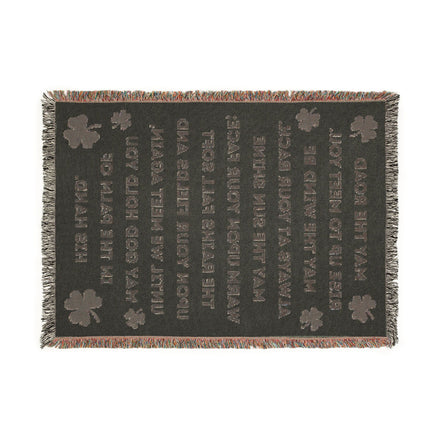 Irish Blessing Woven Blanket | Tapestry