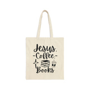 Jesus, Coffee, Books - Tote Bag