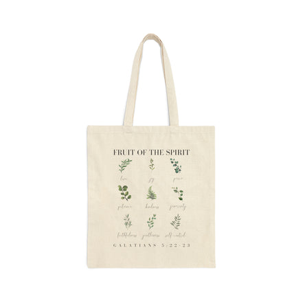 Fruit of the Spirit Botanical Tote Bag