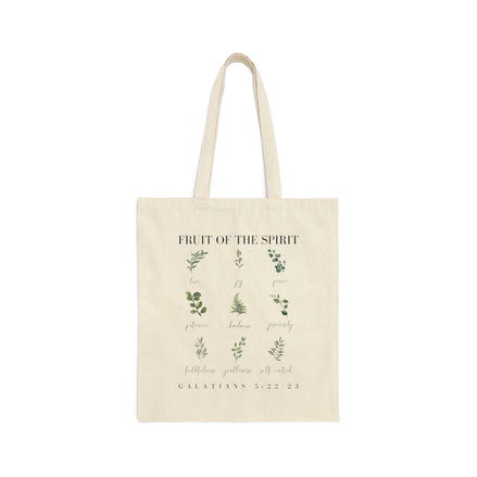 Fruit of the Spirit Botanical Tote Bag