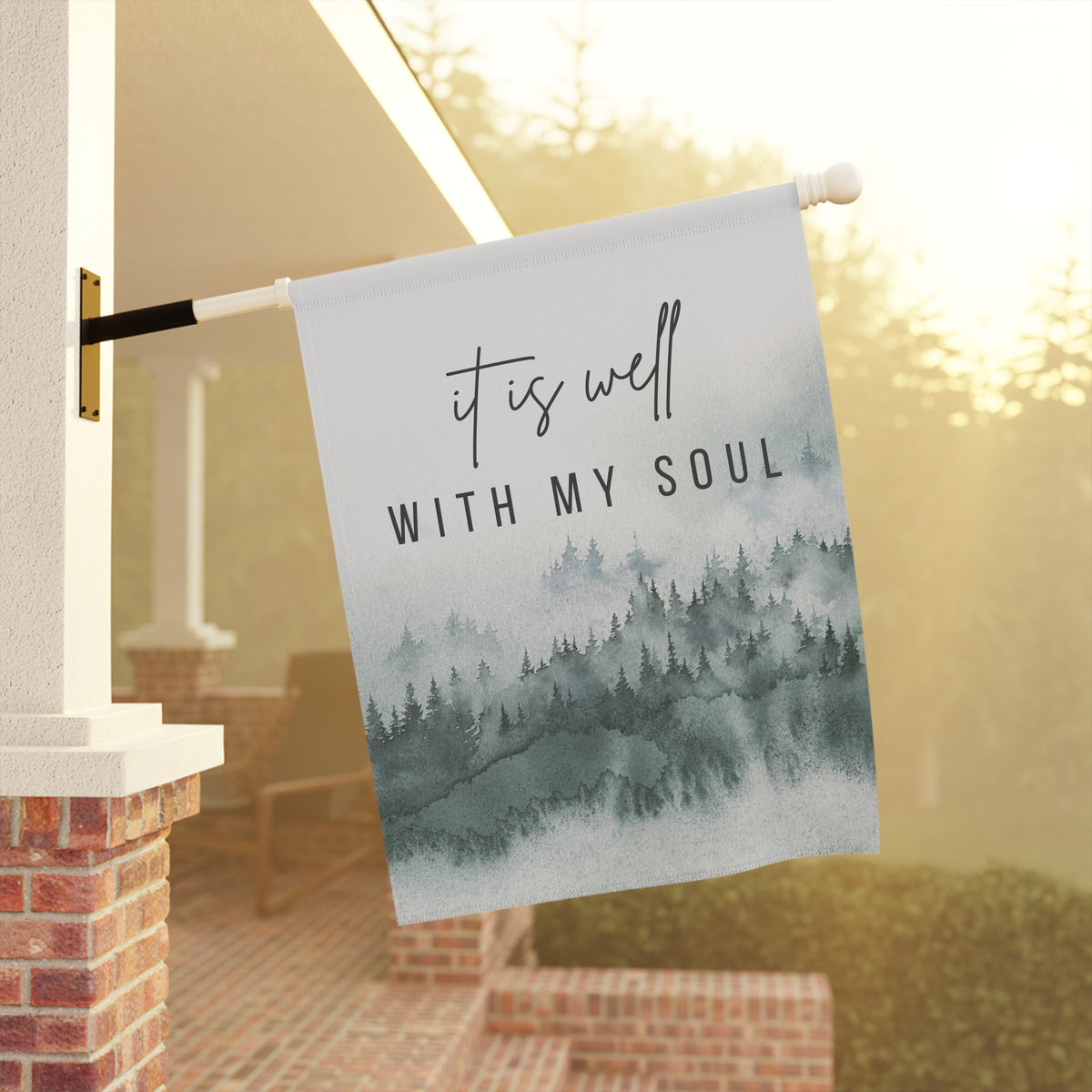 It is Well With My Soul: Home Banner | Garden Flag