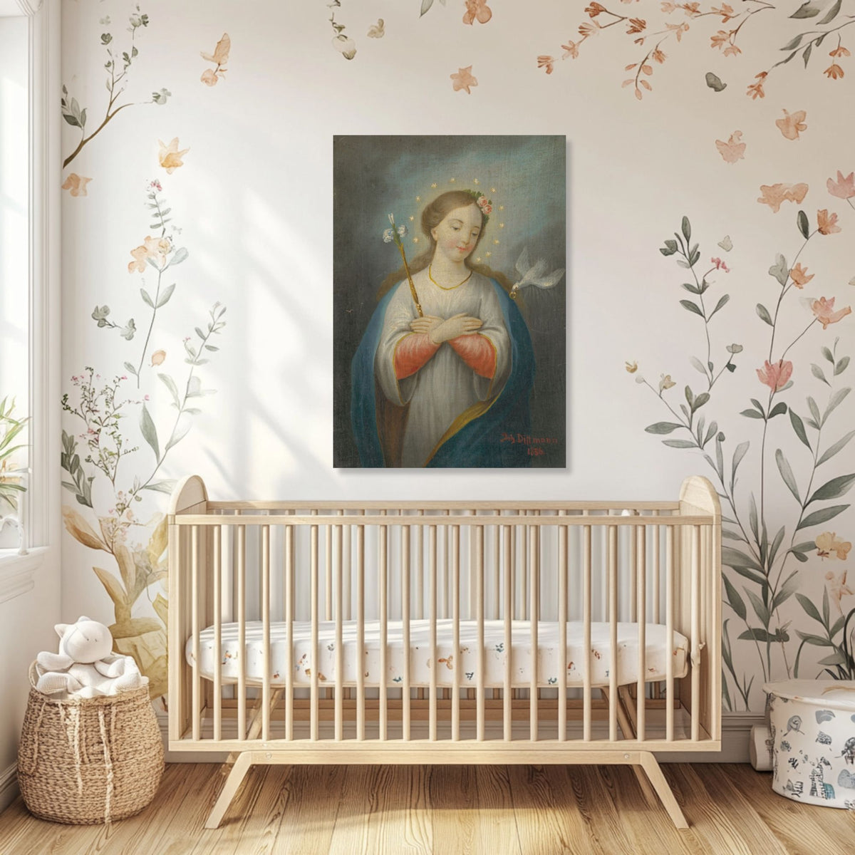Mother Mary, Bless This Child:  Canvas Wall Art