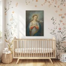 Load image into Gallery viewer, Mother Mary, Bless This Child:  Canvas Wall Art

