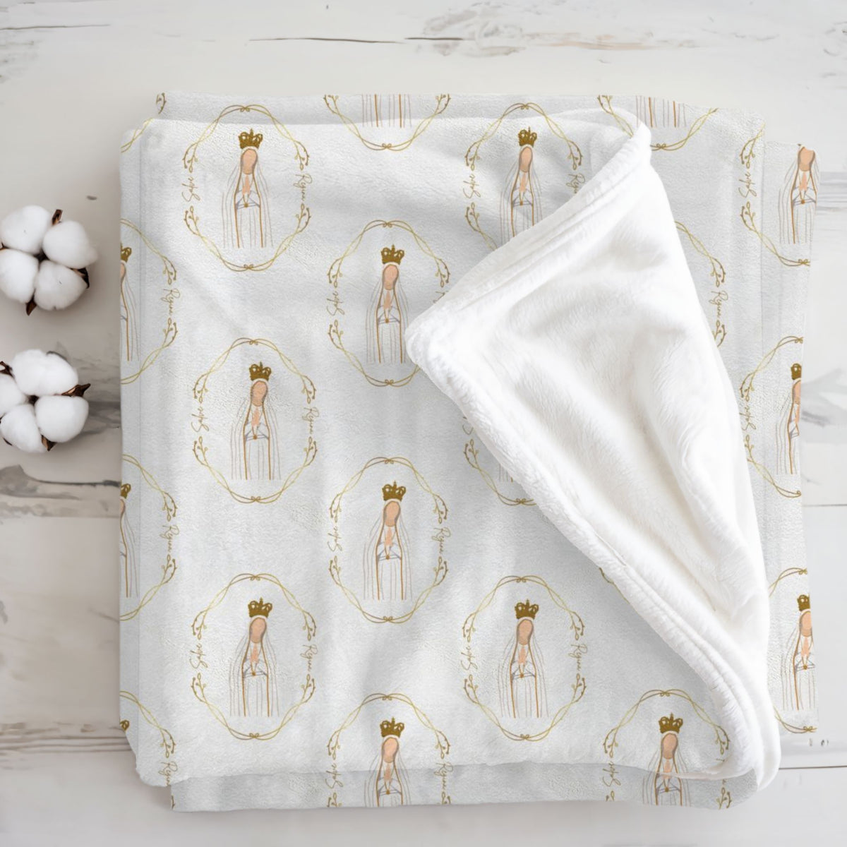 Salve Regina - Virgin Mary Blanket