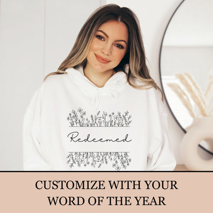Personalized Word of the Year Hoodie