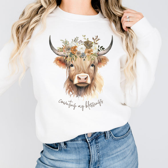 Cownting My Blessings Sweatshirt