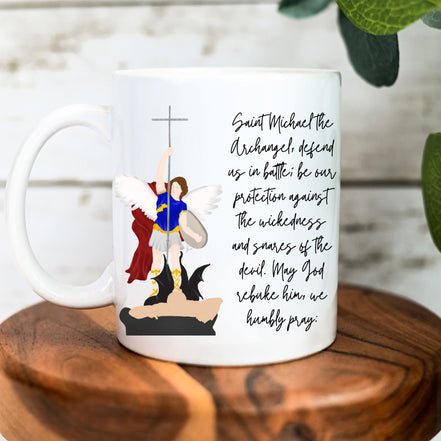 St. Michael the Archangel Prayer Mug