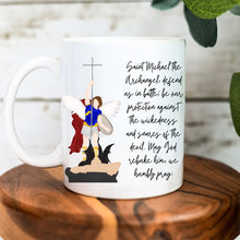 Load image into Gallery viewer, St. Michael the Archangel Prayer Mug
