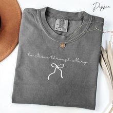 Load image into Gallery viewer, To Jesus Through Mary - Comfort Colors® T-Shirt
