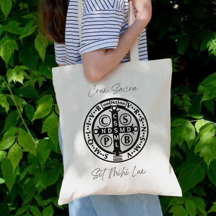 St. Benedict Medal Tote Bag