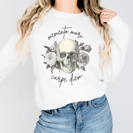 Memento Mori Carpe Diem Sweatshirt