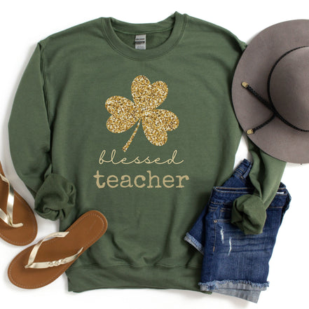 Personalized Shamrock Sweatshirt