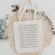 Catholic Women Saints Tote Bag