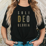 Soli Deo Gloria Christian Crewneck T-Shirt
