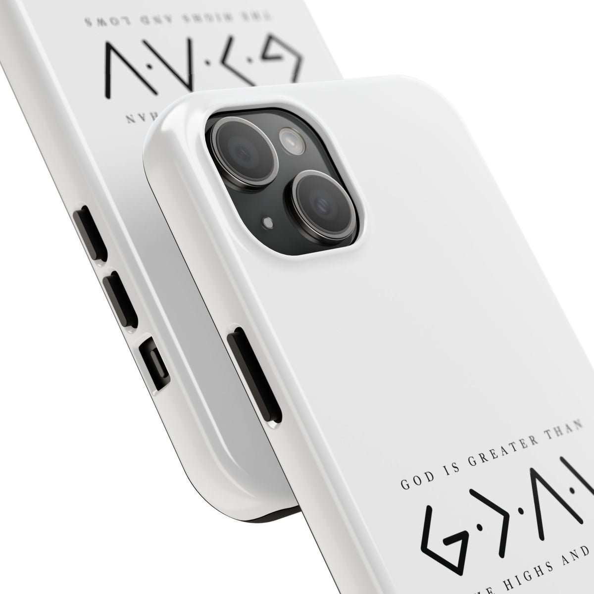 God is Greater than the Highs and Lows: TOUGH Phone Case