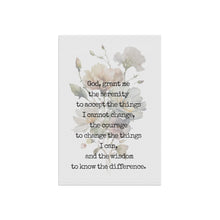 Load image into Gallery viewer, Serenity Prayer Garden Flag - Floral Watercolor
