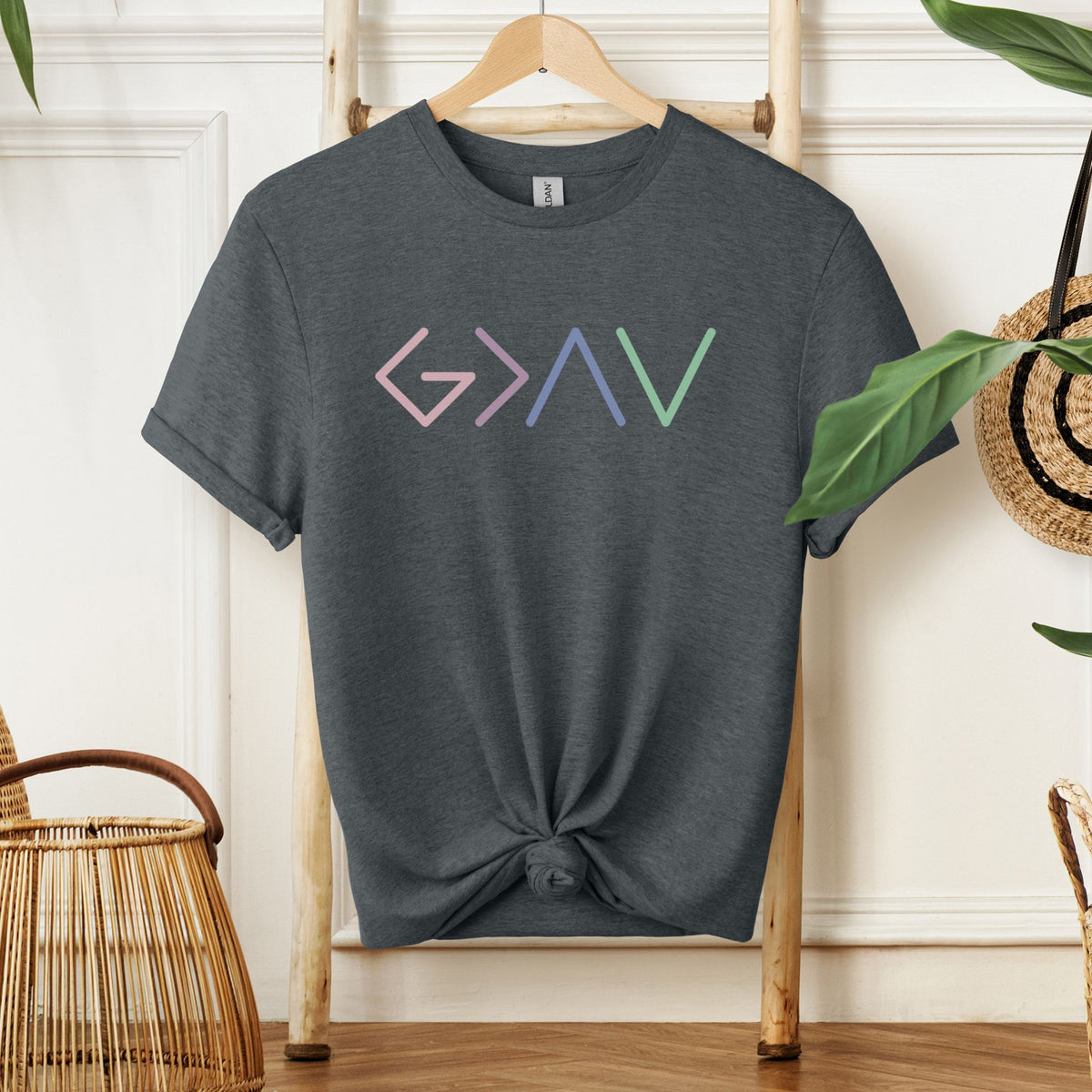 God is Greater than the Highs and Lows - Unisex T-Shirt