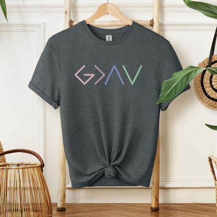 God is Greater than the Highs and Lows - Unisex T-Shirt