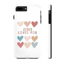Load image into Gallery viewer, Jesus Loves You:  Tough iPhone Case
