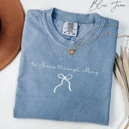To Jesus Through Mary - Comfort Colors® T-Shirt