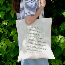 Load image into Gallery viewer, St. Patrick Breastplate Prayer Tote Bag
