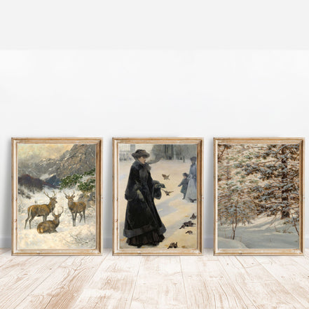 Gallery Wall Collection: Flora and Fauna of Winter