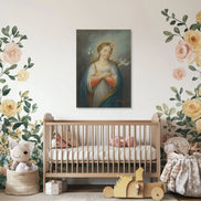 Mother Mary, Bless This Child:  Canvas Wall Art