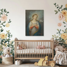 Load image into Gallery viewer, Mother Mary, Bless This Child:  Canvas Wall Art
