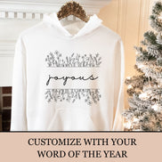 Personalized Word of the Year Hoodie