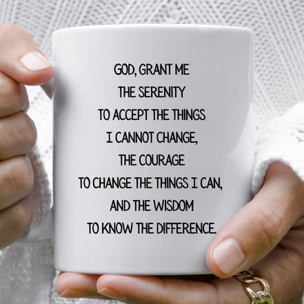 Serenity Prayer Mug