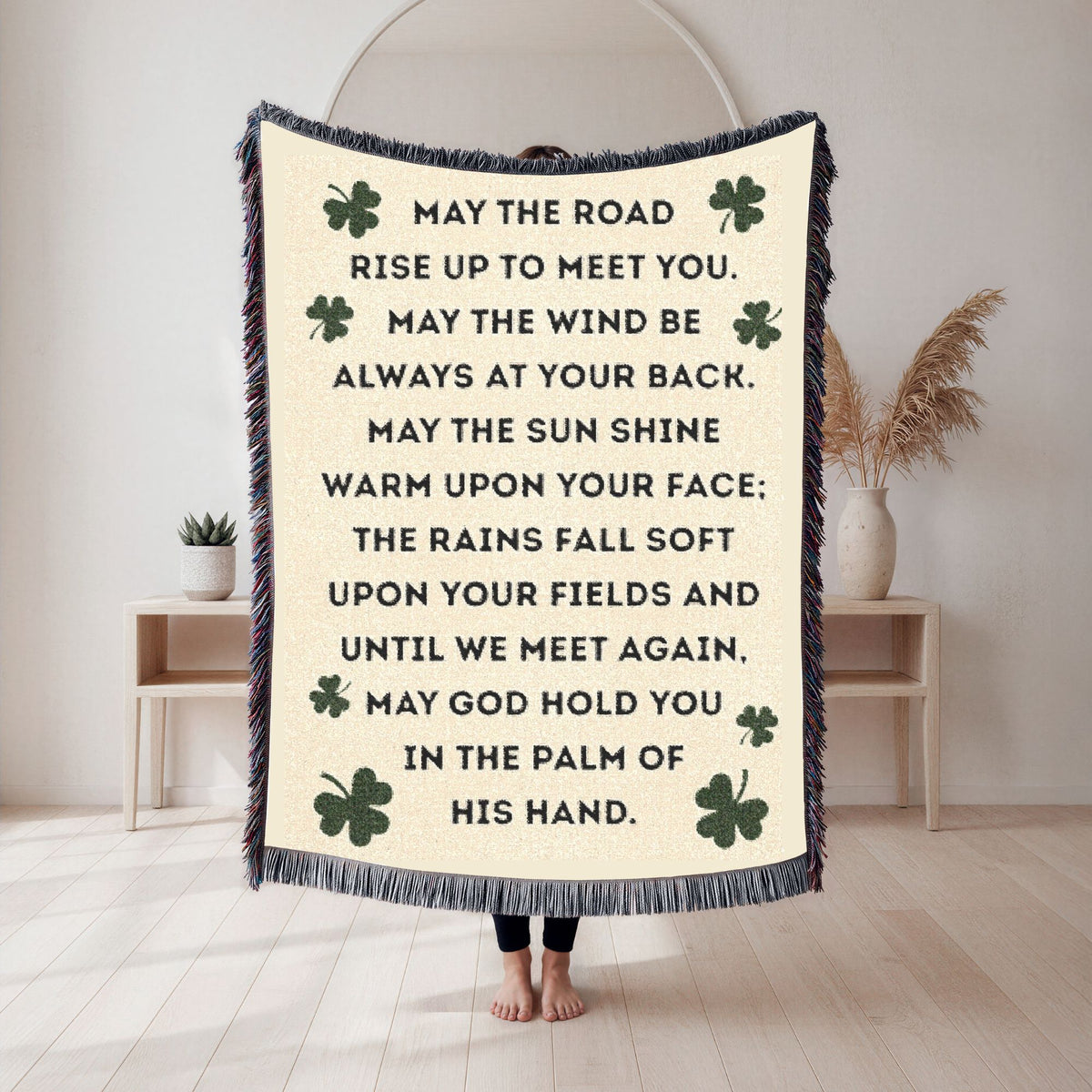 Irish Blessing Woven Blanket | Tapestry