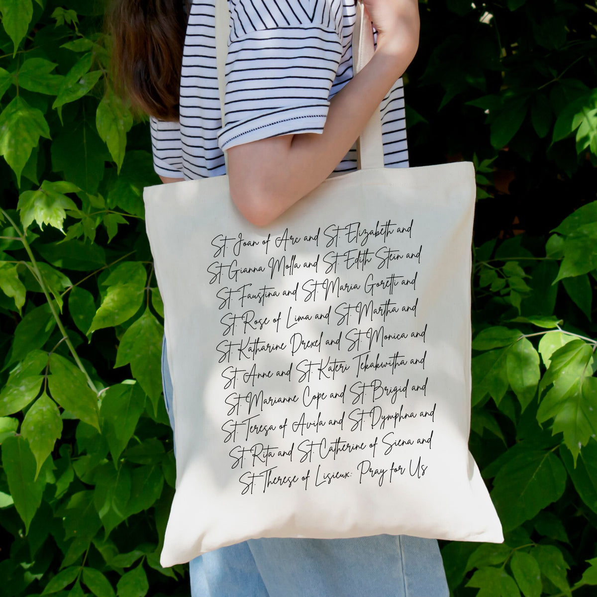 Catholic Women Saints Tote Bag
