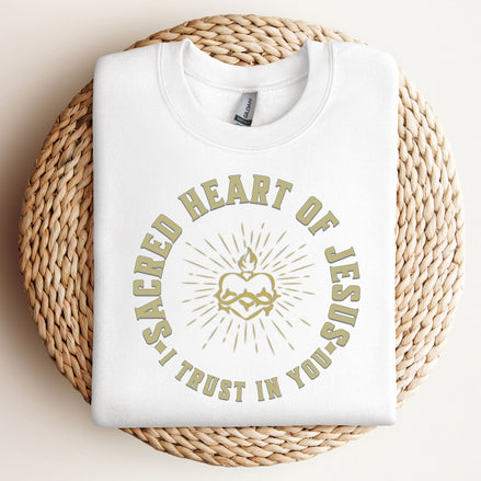 Sacred Heart of Jesus, I Trust in You - Unisex Sweatshirt