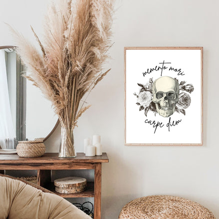 Memento Mori | Carpe Diem | Printable Wall Art