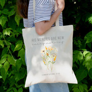 His Mercies are New Every Morning Tote Bag