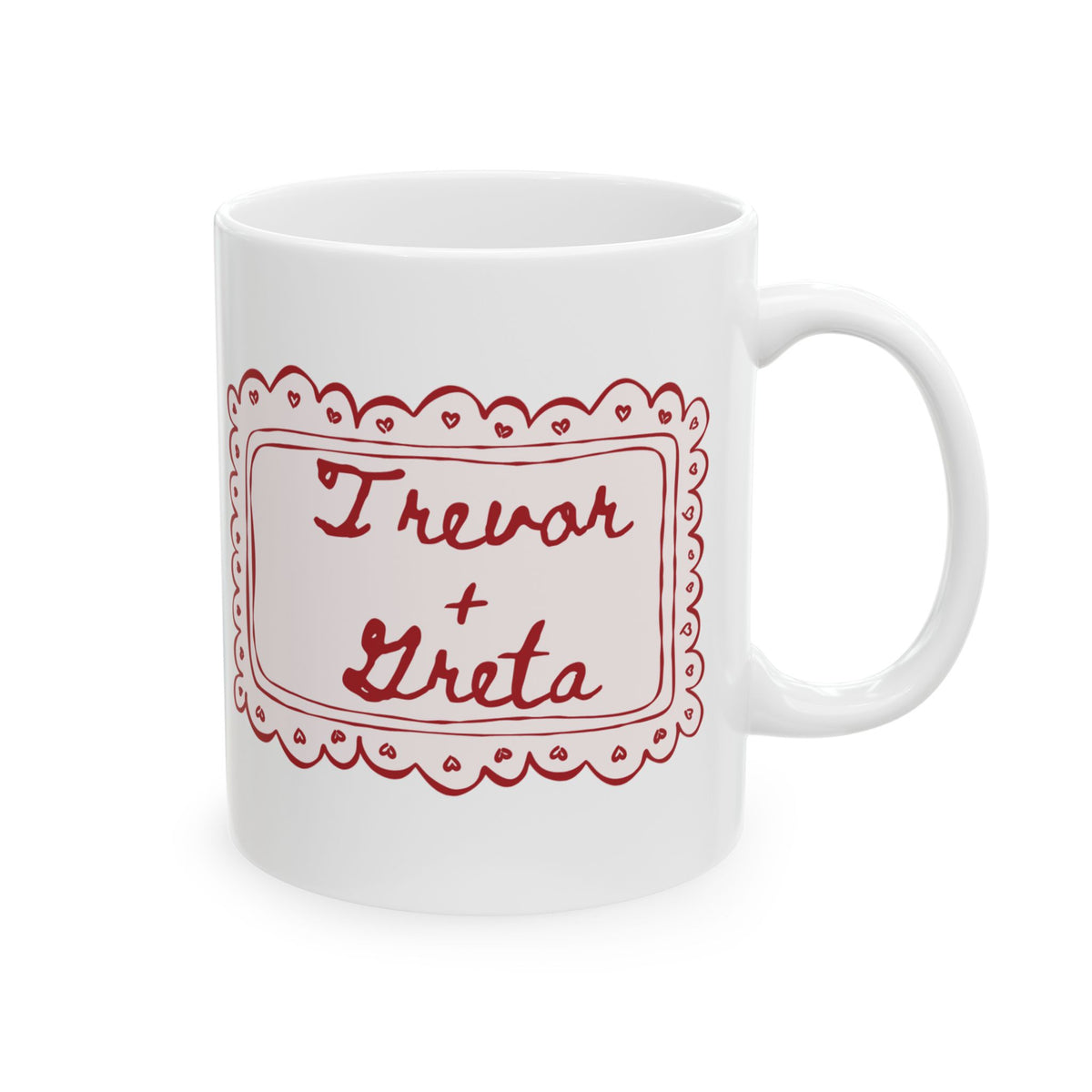 Love is Patient, Love is Kind - Personalized Couples Mug