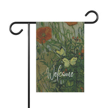 Load image into Gallery viewer, Butterflies and Poppies - Van Gogh - Garden Flag &amp; House Banner
