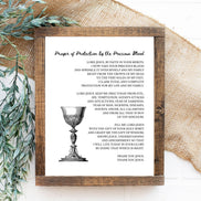 Prayer of Protection by the Precious Blood:  Printable Wall Art