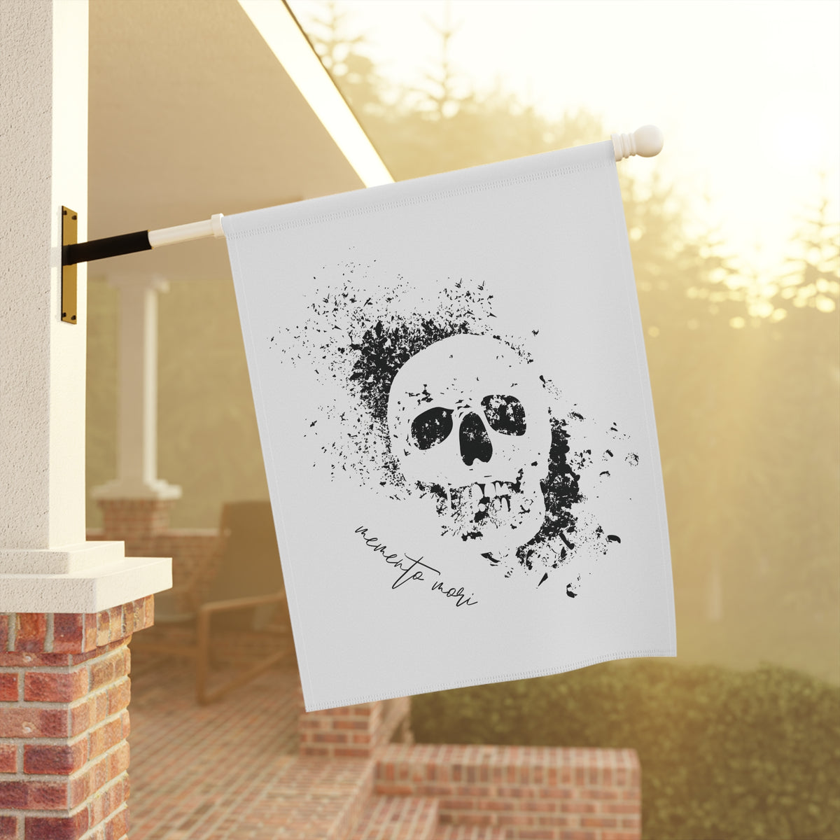 Memento Mori Garden Flag