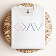 Load image into Gallery viewer, &quot;God is Greater than the Highs and Lows&quot; Unisex Crewneck Sweatshirt
