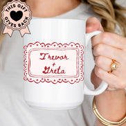 Love is Patient, Love is Kind - Personalized Couples Mug