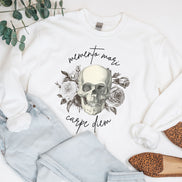 Memento Mori Carpe Diem Sweatshirt