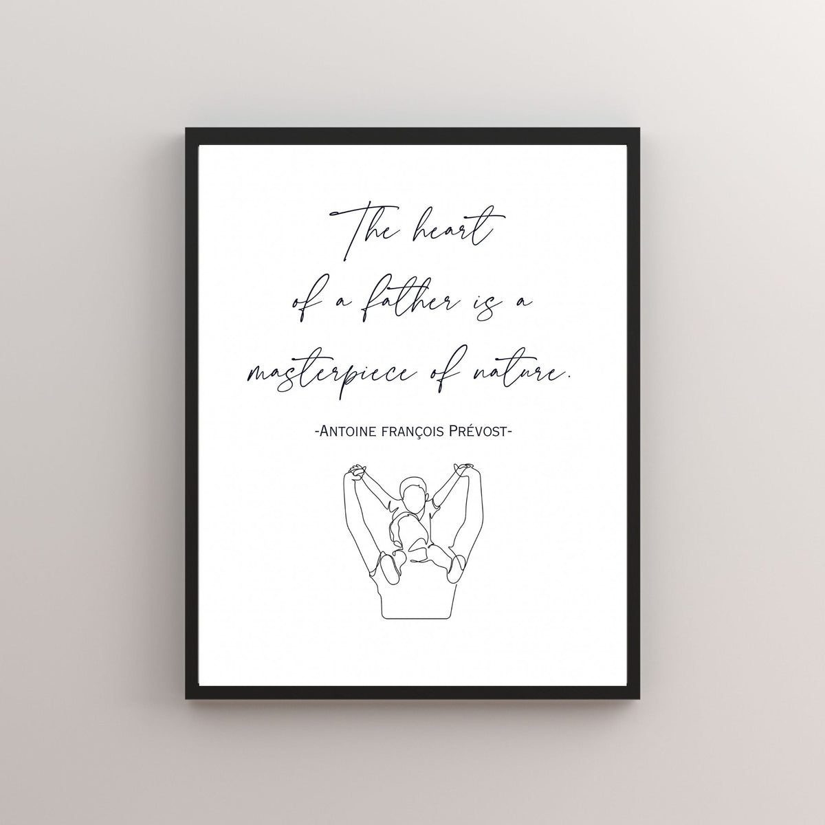 Set of Fatherhood Quotes - Printable Wall Art