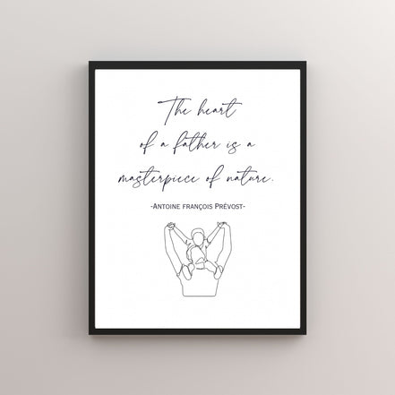 Set of Fatherhood Quotes - Printable Wall Art