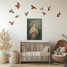 Load image into Gallery viewer, Mother Mary, Bless This Child:  Canvas Wall Art
