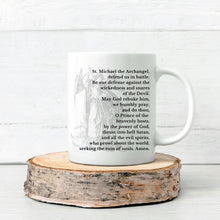 Load image into Gallery viewer, St. Michael Archangel Prayer Mug - Vintage Design
