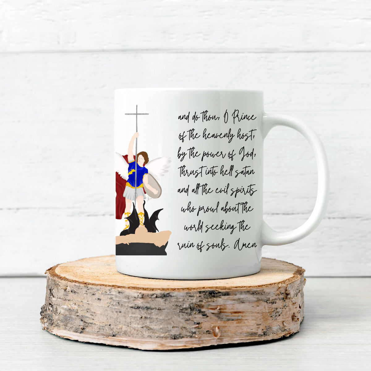 St. Michael the Archangel Prayer Mug